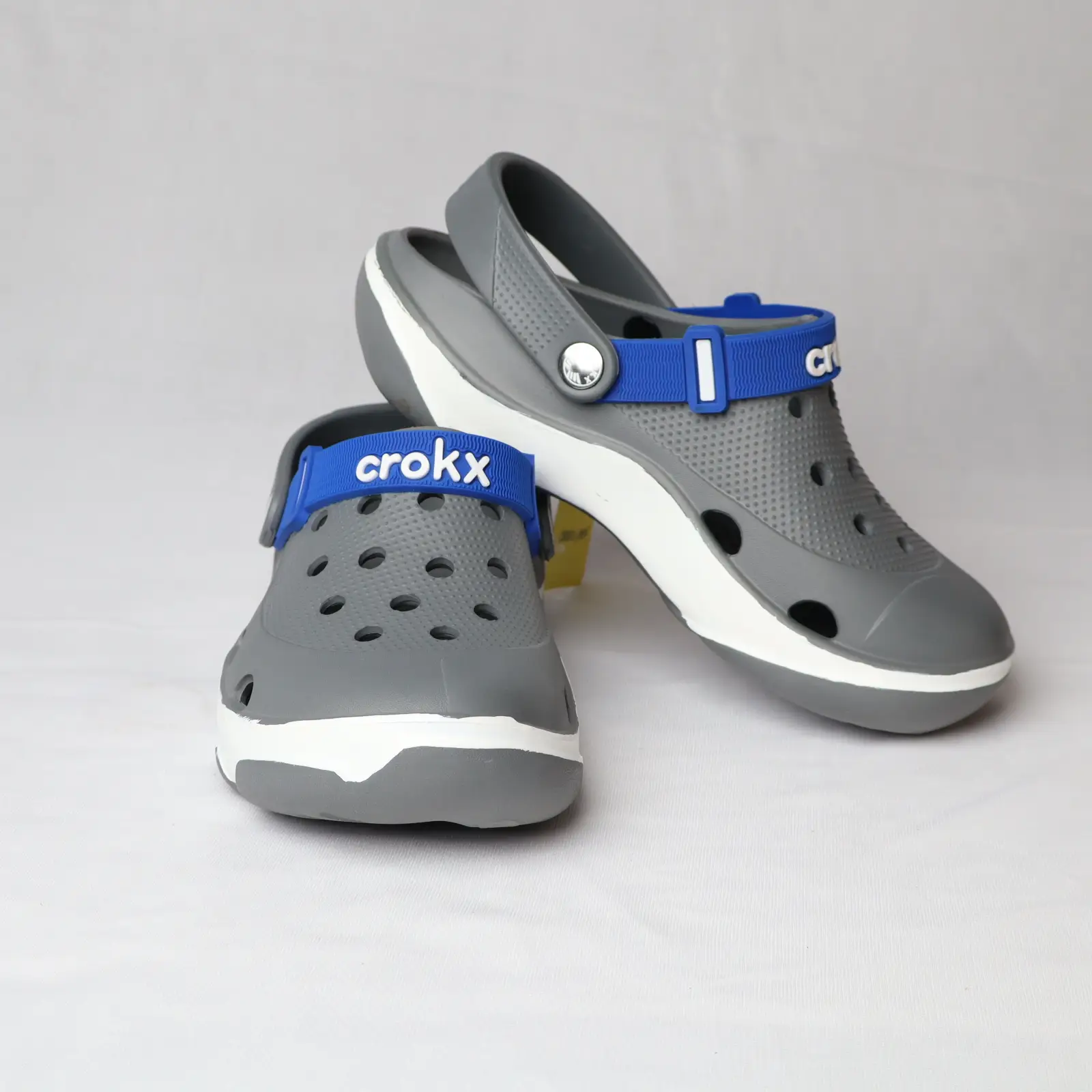 CROCS Gray Sandals with Slip-On Design and Ventilation Crocs Unisex Classic All-Terrain Slide Sandal - Walmart.com main image 3